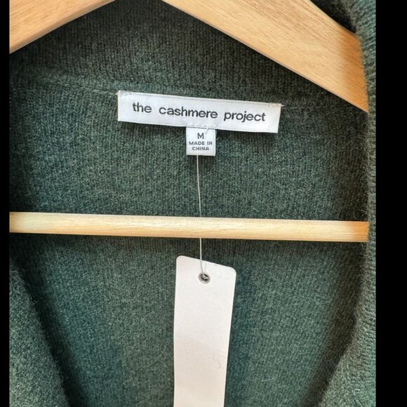 The Cashmere Project Double Knit Overcoat Heather Forest Size M - Picture 2 of 3